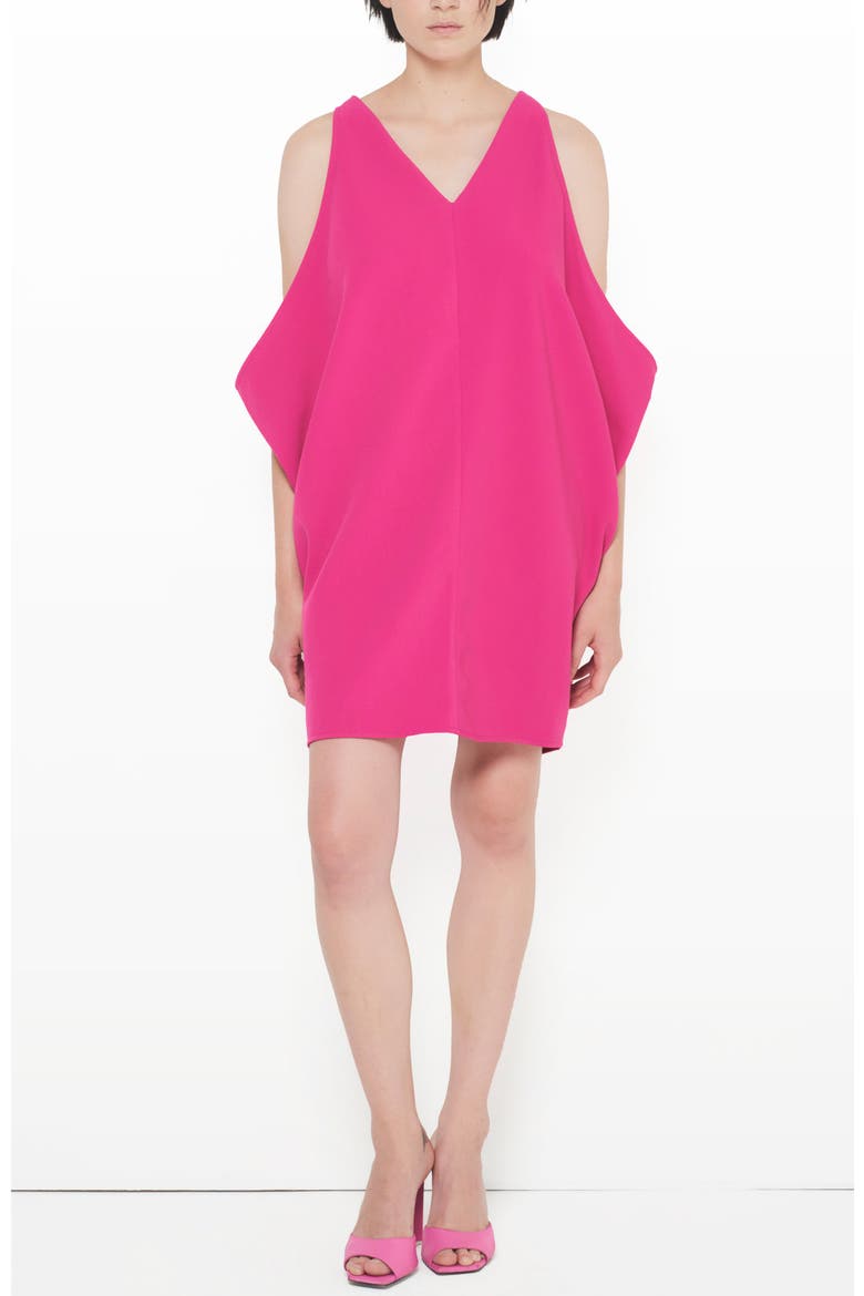Valentina Drape Dress, Main, color, Magenta