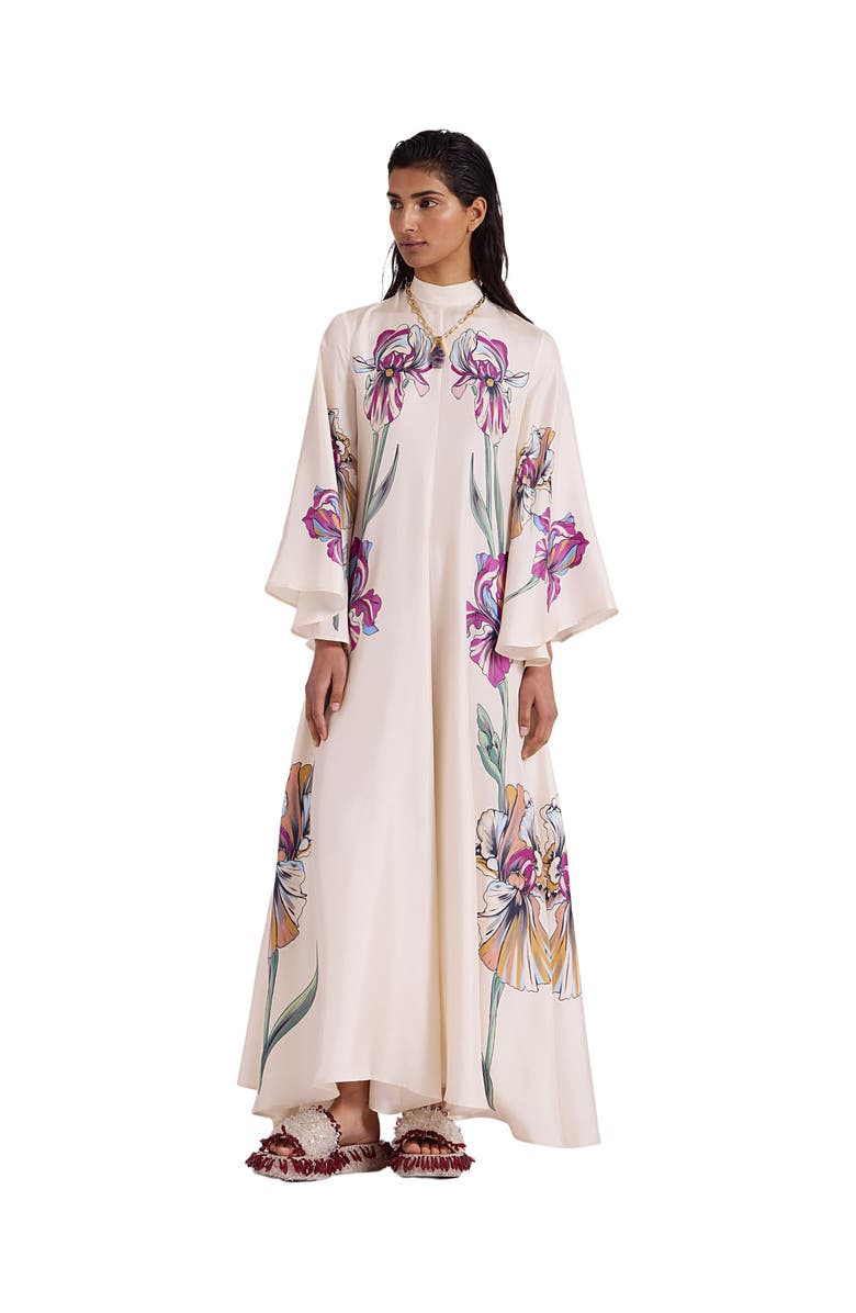 La DoubleJ Magnifico Dress Iris Placée Ivory, Main, color, 