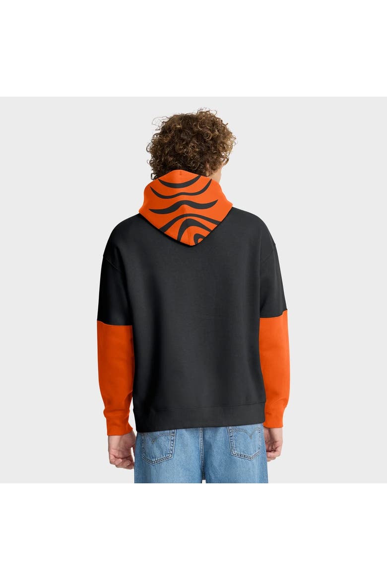 Men's Fanatics Black Cincinnati Bengals Helmet Pullover Hoodie, Alternate, color, Black