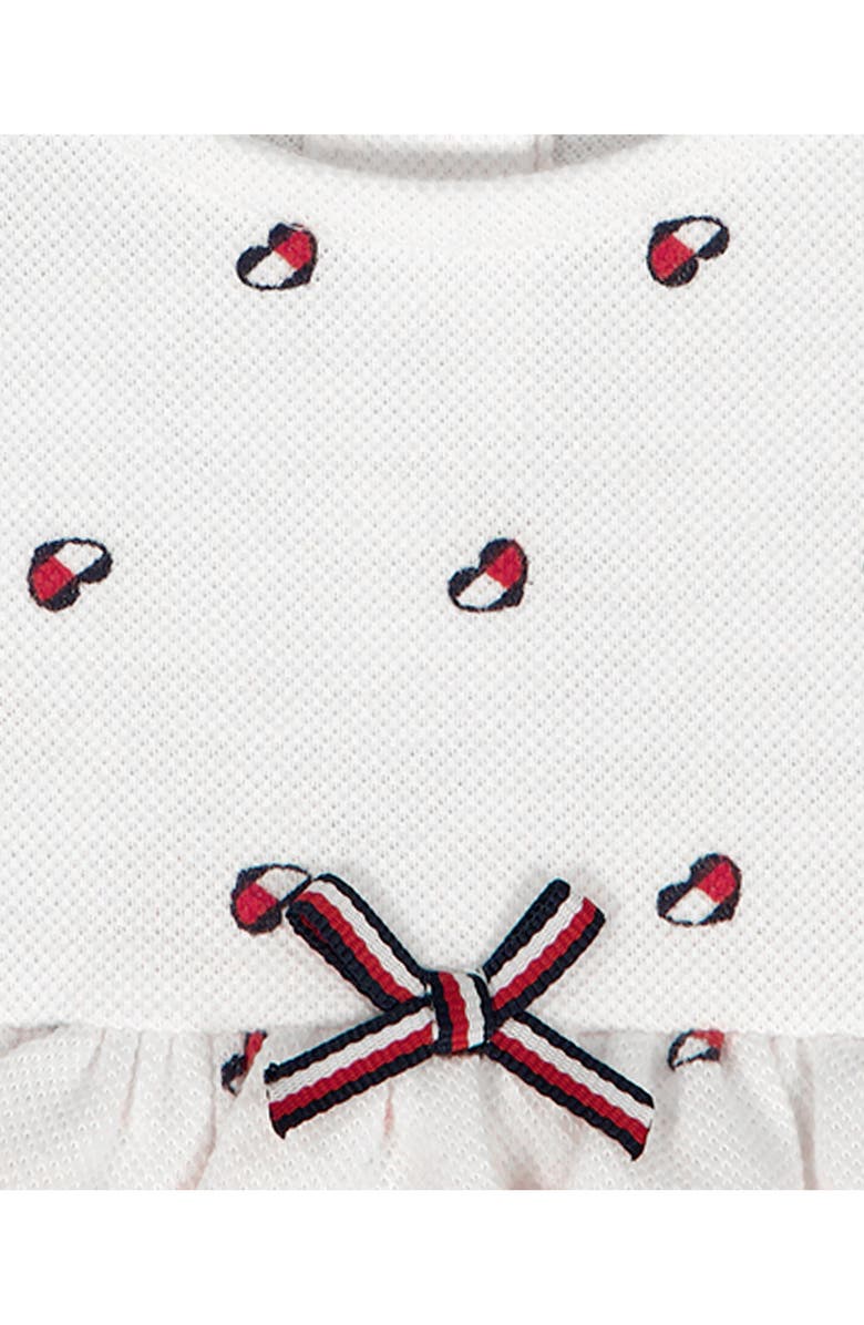 Tommy Hilfiger Tommy Heart Logo Top & Bloomers Set, Alternate, color, 