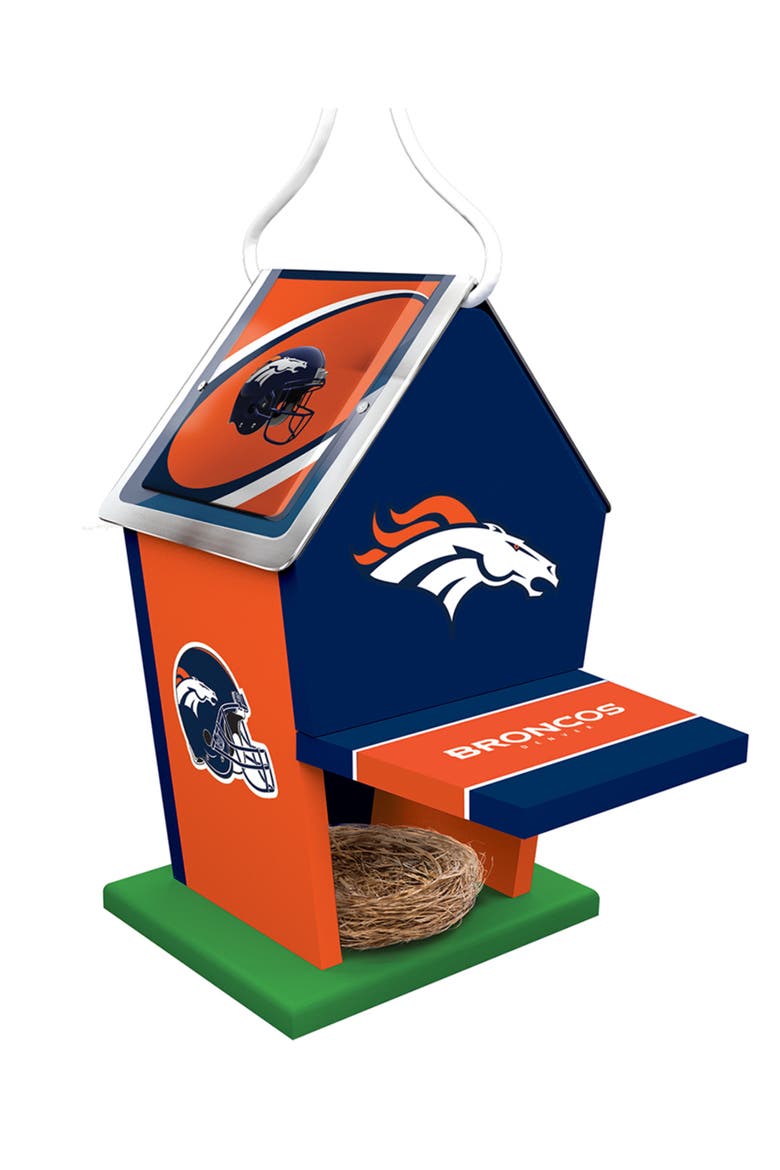 Denver Broncos Birdhouse, Alternate, color, Multicolor