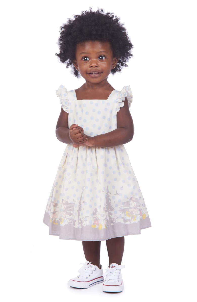 Pippa & Julie x Disney Border Print Dress, Alternate, color, 