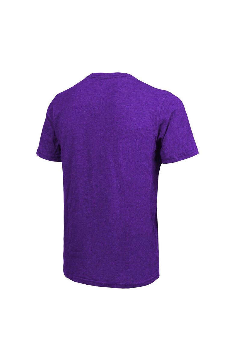 Majestic Threads Men's Majestic Threads Heathered Purple Los Angeles Lakers Ball Hog Logo Tri-Blend T-Shirt, Alternate, color, Heather Purple