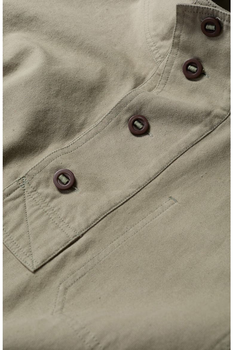 Clay Stone Organic Cotton Popover Jacket, Alternate, color, SILT