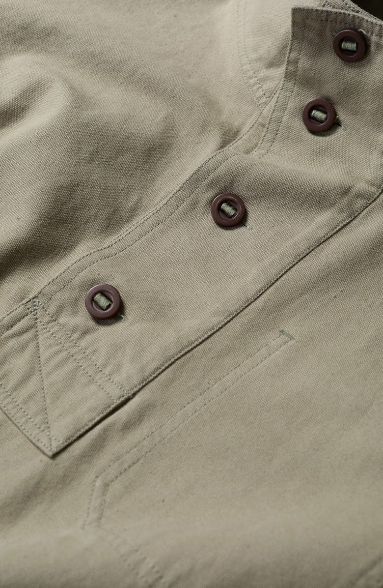 Seasalt Cornwall Clay Stone Organic Cotton Popover Jacket, Alternate, color, Silt