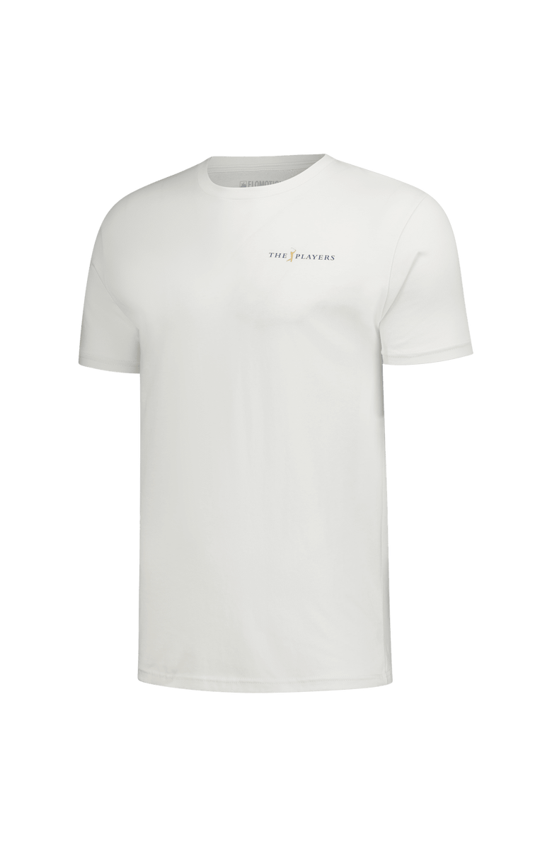 FLOMOTION Unisex Flomotion Cream THE PLAYERS 17th Hole Retrieval Service T-Shirt, Alternate, color, Cream