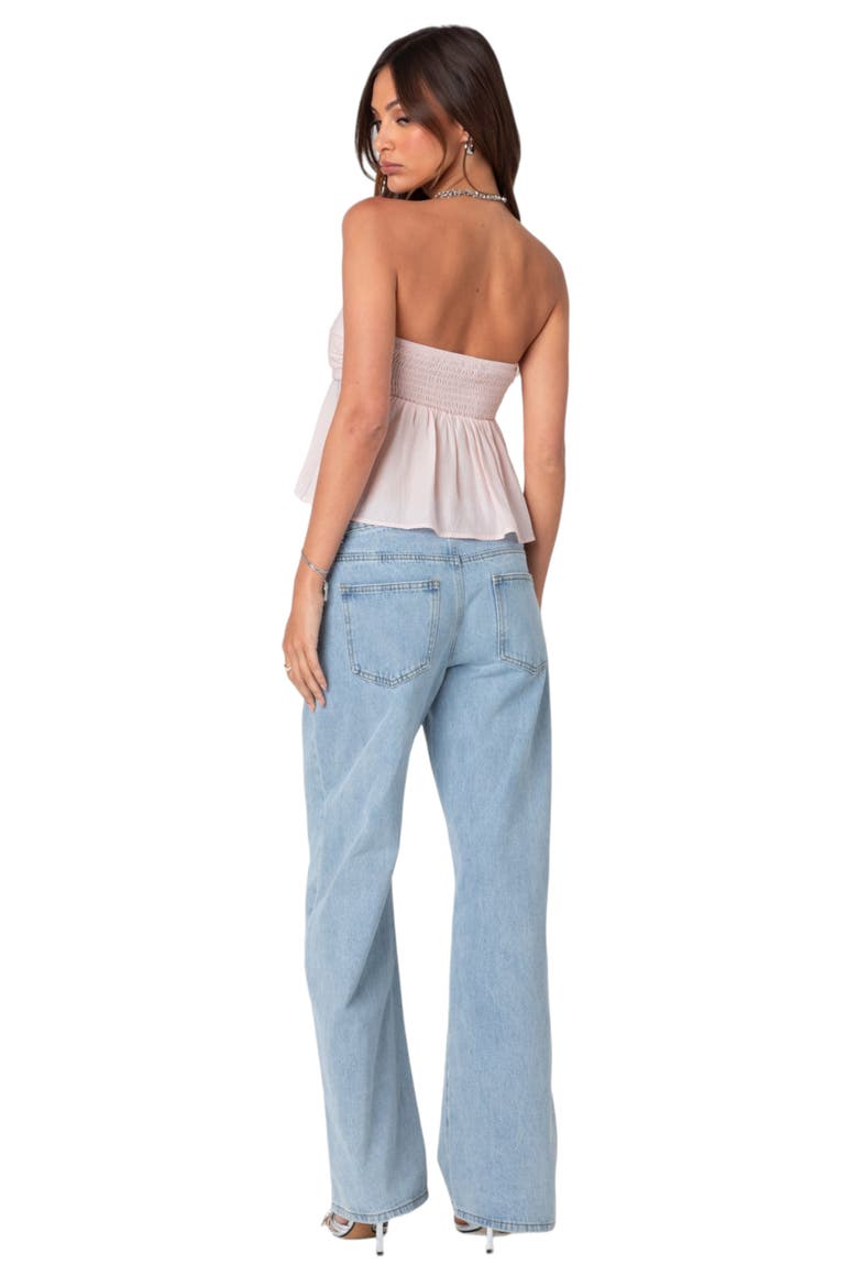 Starfish Embellished Strapless Top, Alternate, color, LIGHT-PINK