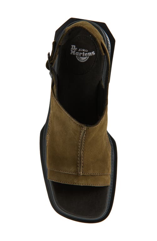Dr. Martens' Dr. Martens Maybole Slingback Sandal In Dms Olive Buttersoft