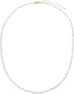 BY ADINA EDEN Freshwater Pearl Beaded Chain Necklace