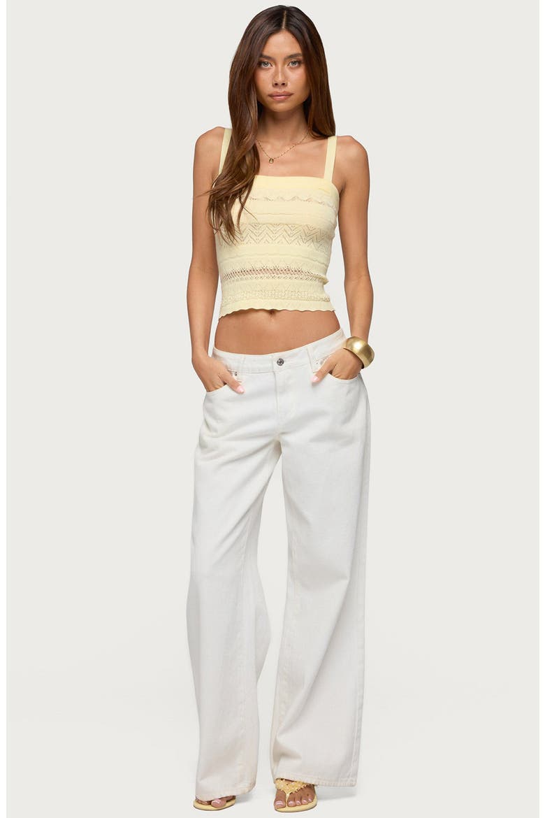 Naia Pointelle Camisole, Alternate, color, YELLOW