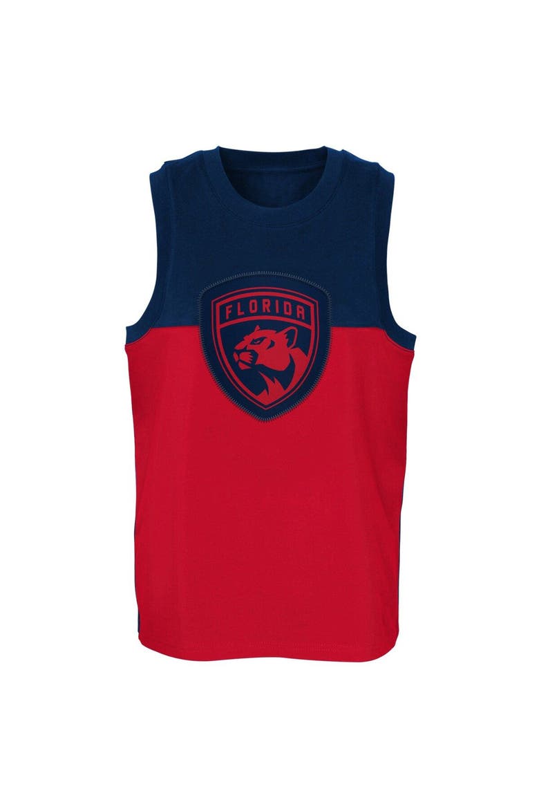 Youth Red/Navy Florida Panthers Revitalize Tank Top, Alternate, color, Red
