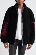 RtA Kye Venom Oversize Faux Shearling Jacket