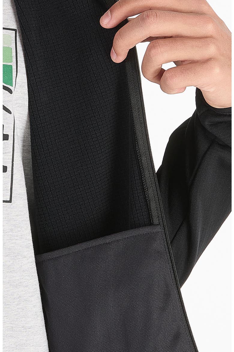 Leconte Full Zip Fleece Jacket, Alternate, color, BLACK