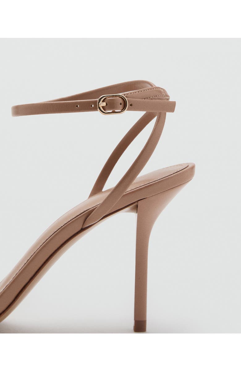 MANGO Ankle Strap Sandal, Alternate, color, Beige