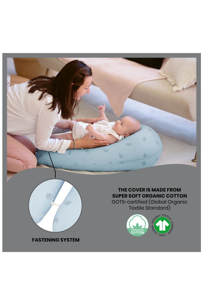 B.Love Full Body Support Maternity/Nursing Pillow, Alternate, color, WIND BLUE