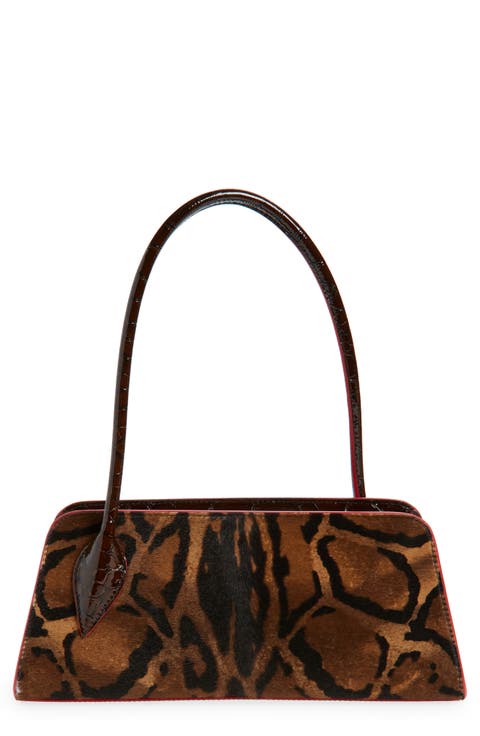Eloïse Genuine Calf Hair Baguette Bag