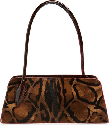 Eloïse Genuine Calf Hair Baguette Bag