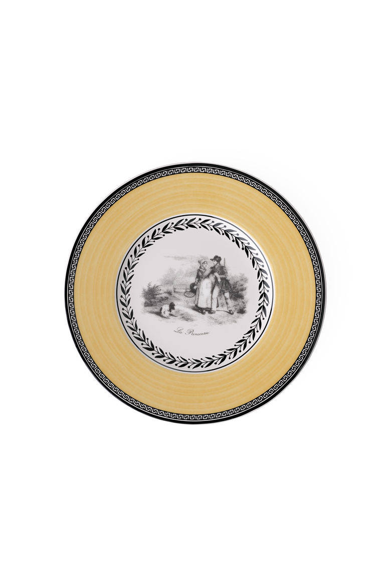 Audun Chasse Appetizer/Dessert Plate, Main, color, Yellow