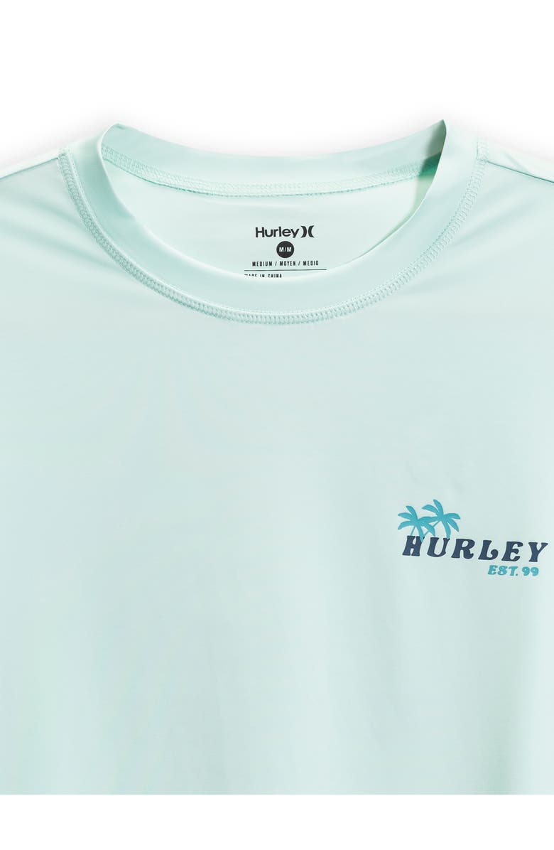 Hurley Sun Logo Long Sleeve UPF 50+ Rashguard T-Shirt, Alternate, color, 