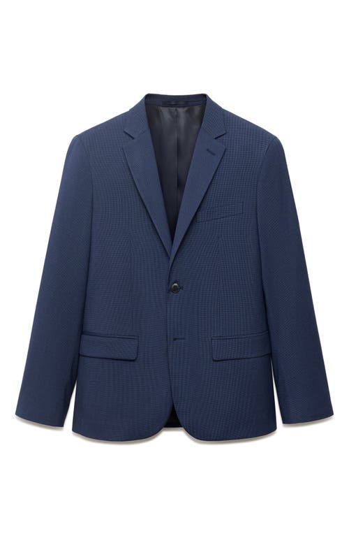 Mango Slim Fit Suit Jacket In Multi