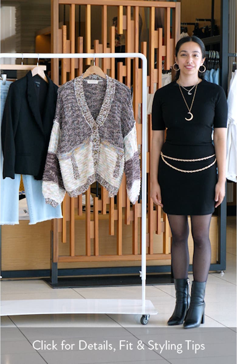 Isabella Colorblock Cardigan, sales video thumbnail