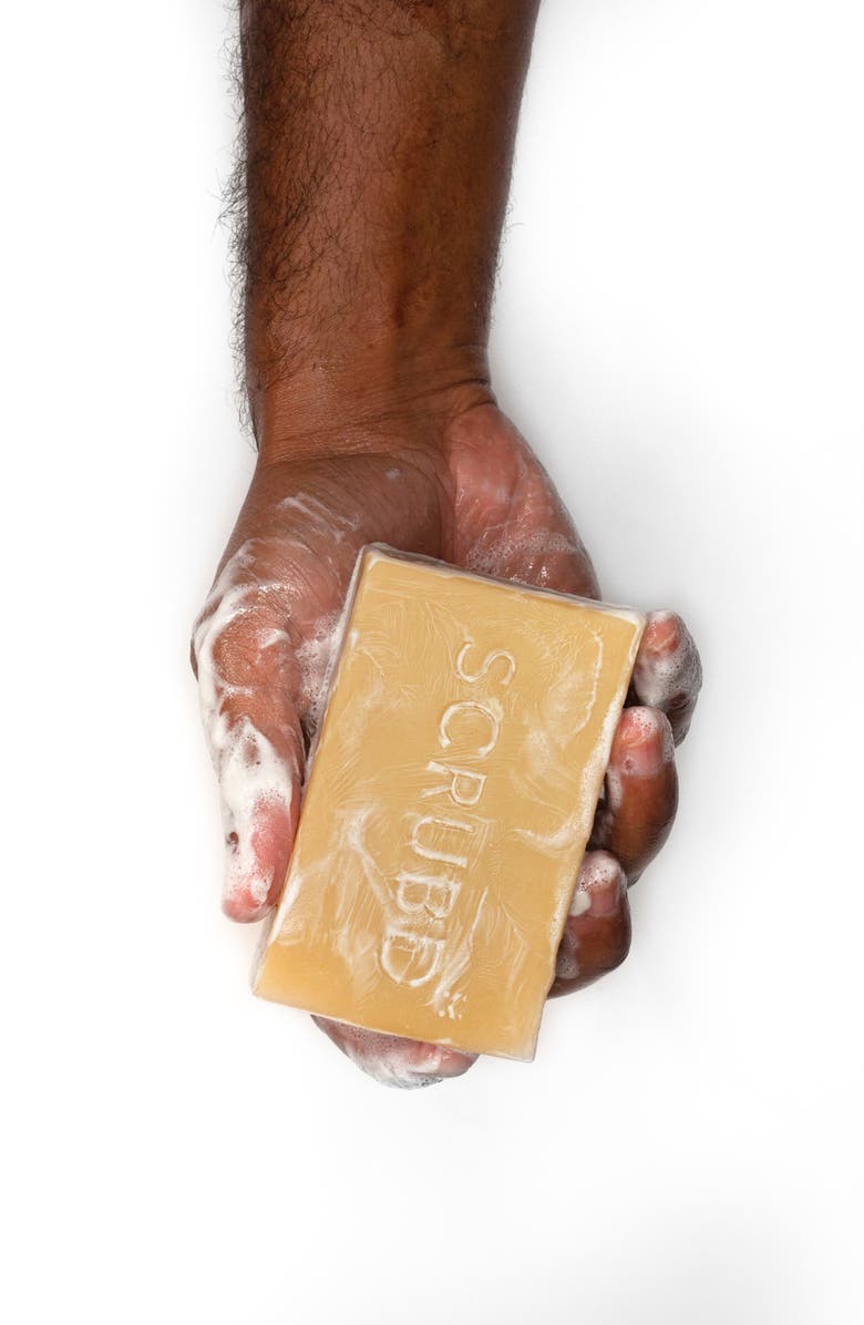 SCRUBD Lemongrass & Lime Organic Triple-Milled Soap Block, Alternate, color, 