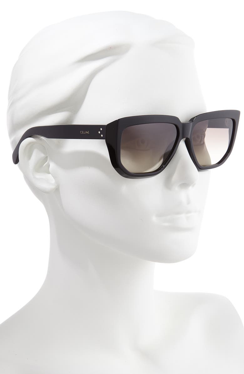 CELINE 58mm Square Sunglasses, Alternate, color,