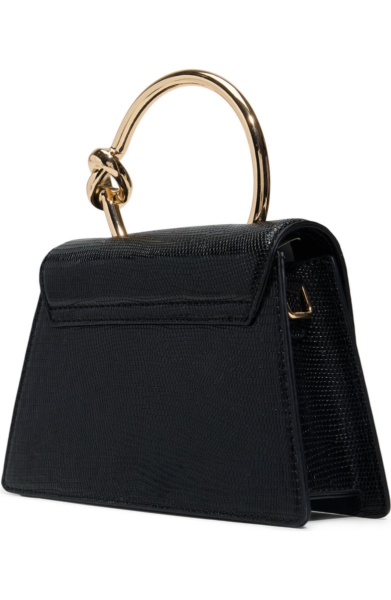 ALDO Aellaax Snakeskin Embossed Faux Leather Top Handle Bag, Alternate, color,