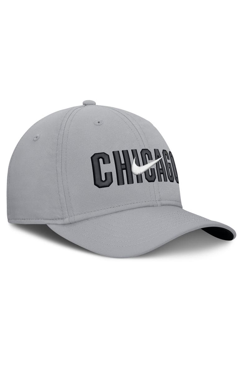 Men's Nike  Gray Chicago White Sox Primetime Rise Dri-FIT Flex Hat, Alternate, color, Gray