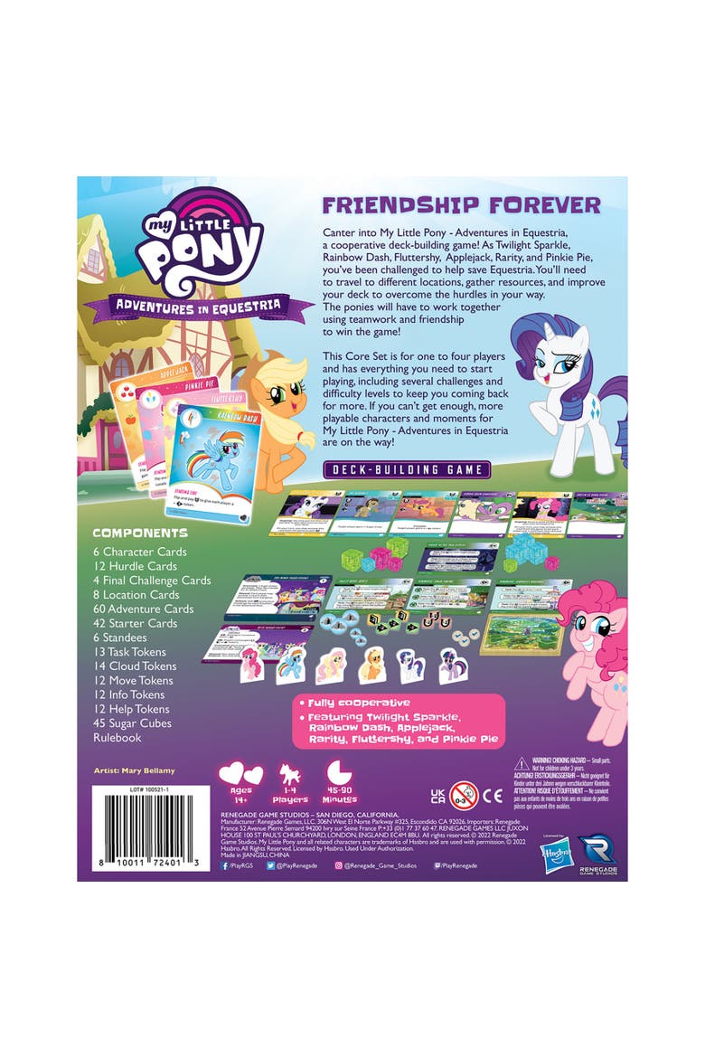 My Little Pony Adventures In Equestria Deckbuilding Game, Alternate, color, Multicolored