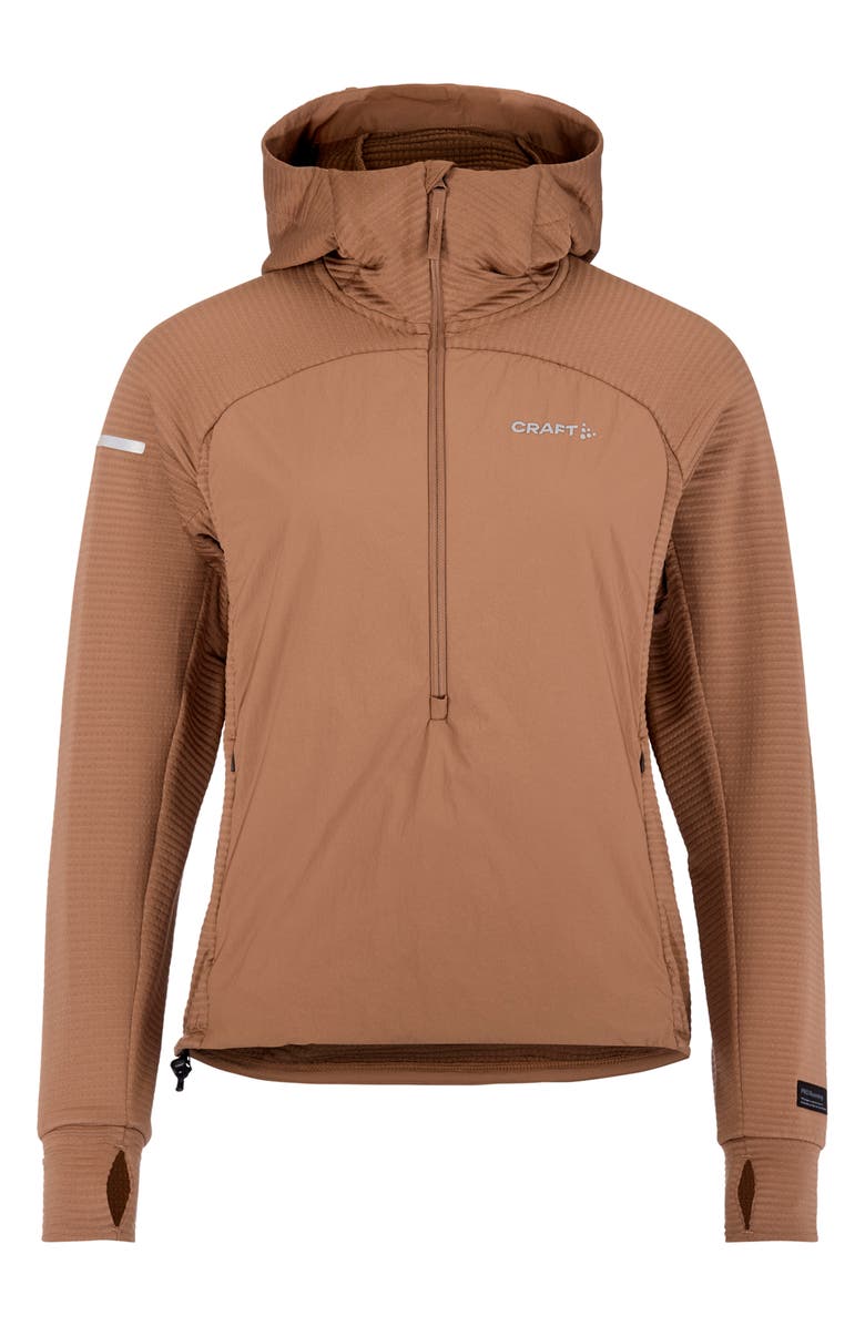 Craft Subz Jersey Half Zip Hoodie, Alternate, color, Clove