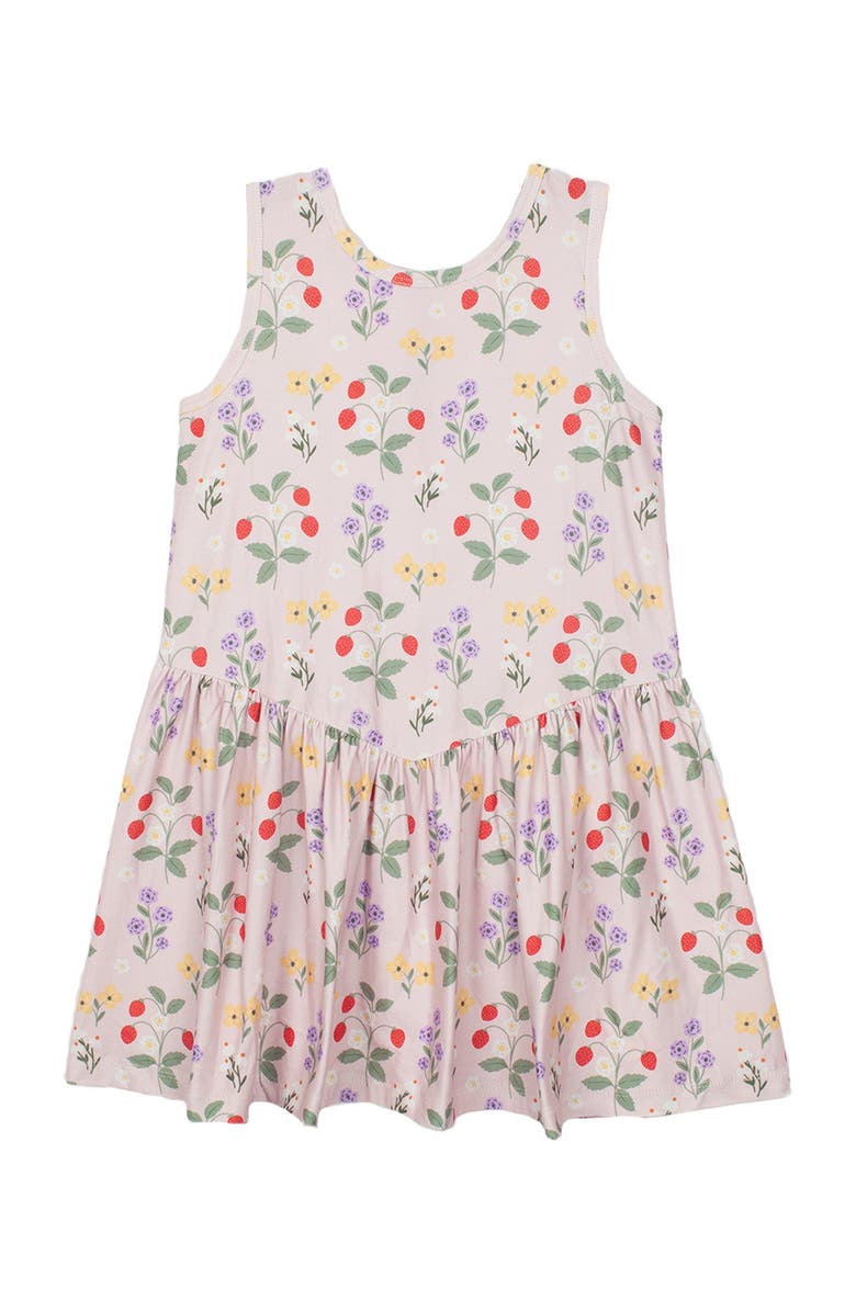 Mabel + Honey Strawberry Bloom Dress, Main, color, Pink