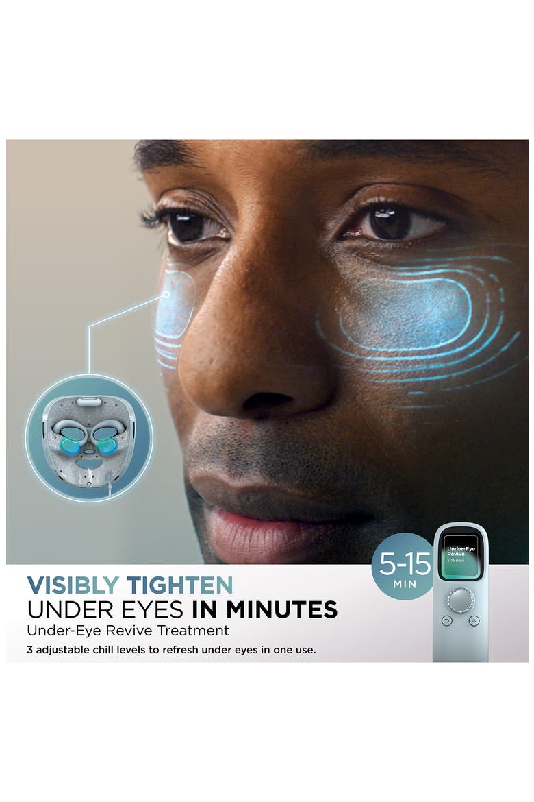 CryoGlow Under-Eye Cooling + LED Anti-Aging Skin Clearing Face Mask, Alternate, color, BLUE FROST