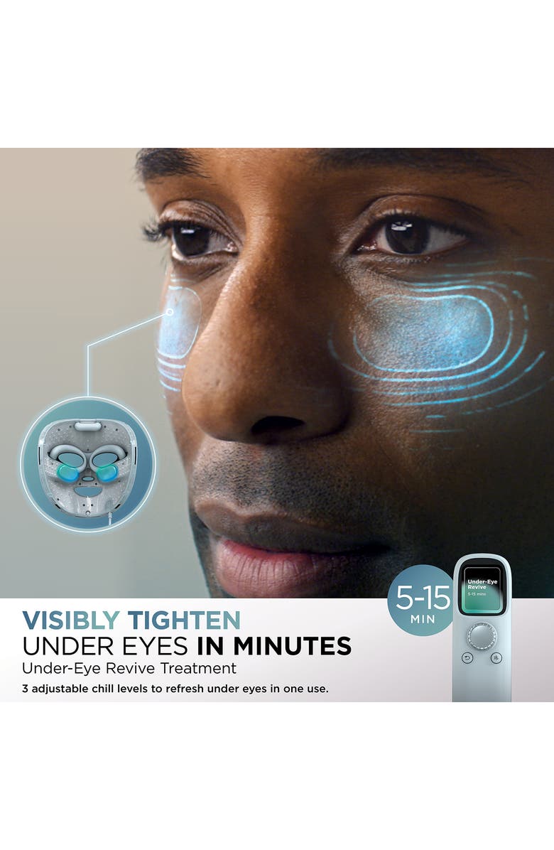 SHARK CryoGlow Under-Eye Cooling + LED Anti-Aging Skin Clearing Face Mask, Alternate, color,