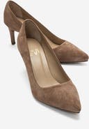 Forever & Always Shoes Clyde Leather Stiletto Pointed Toe Pump