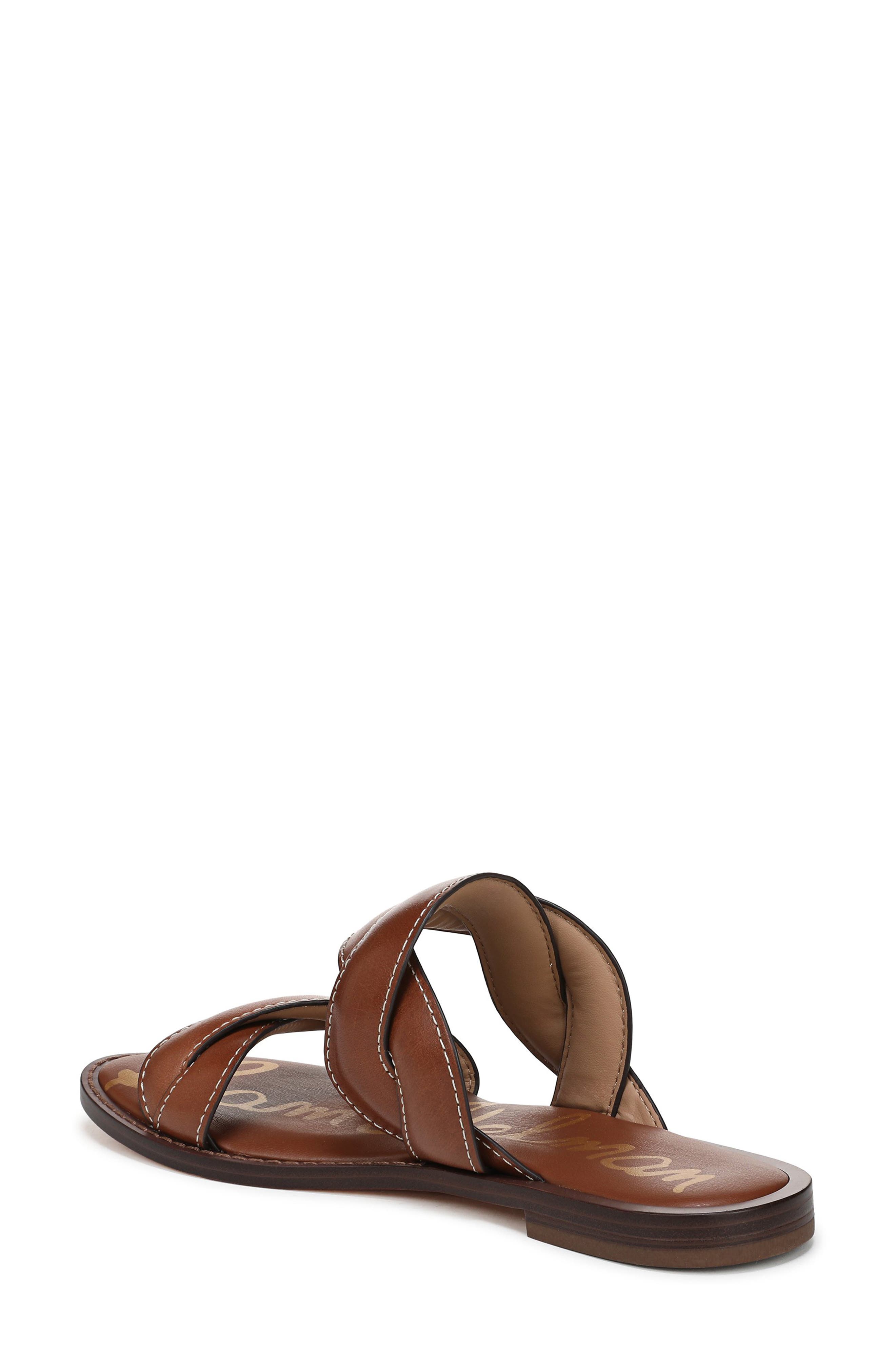 Sam Edelman Hellen Slide Sandal, Alternate, color, Cognac