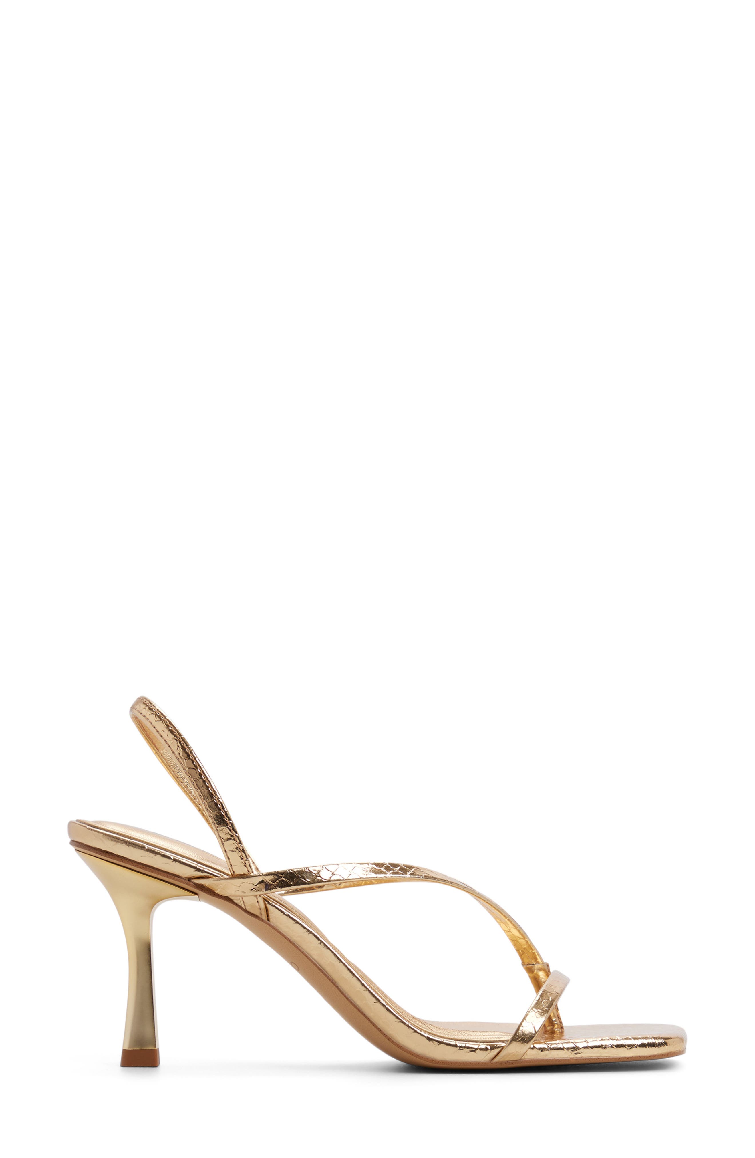 Riva Slingback Sandal, Alternate, color, GOLD
