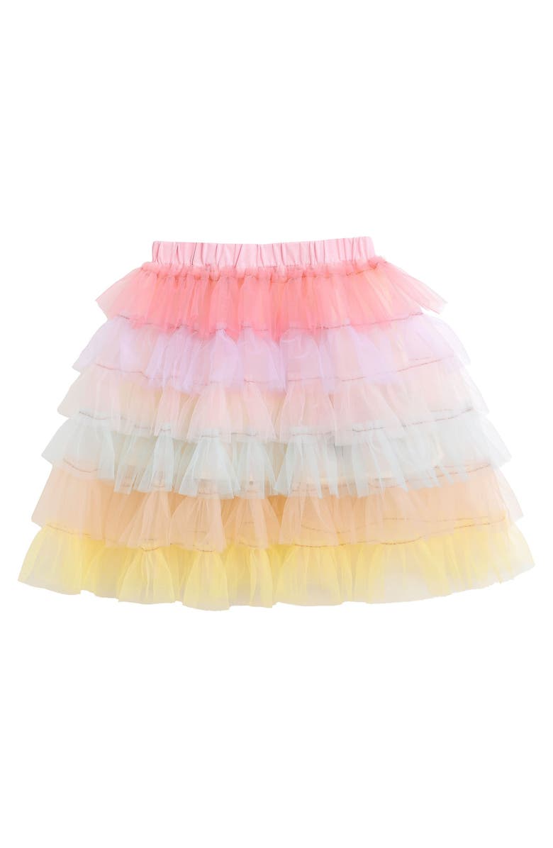 Mimi Tutu Tiered Tulle Skirt, Main, color, Multicolor
