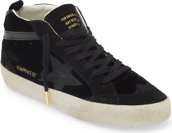 Black Golden Goose Mid Star Women Golden Goose Black Velvet