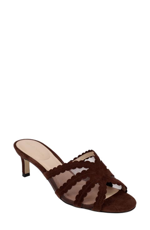 Vione Kitten Heel Slide Sandal