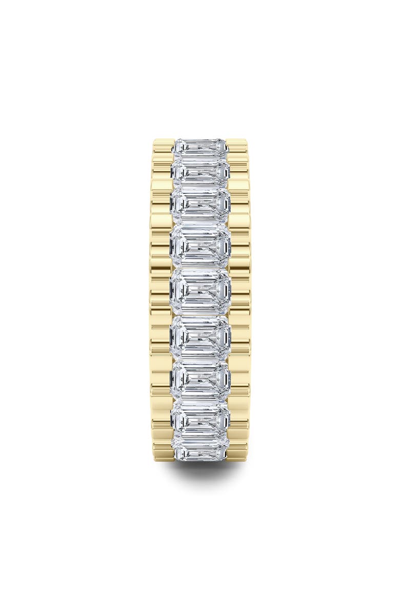 Emerald Lab Grown Diamond Channel Ring, Alternate, color, 18K YELLOW GOLD