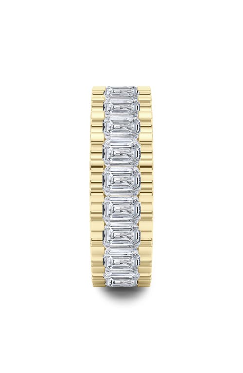 Hautecarat Emerald Lab Grown Diamond Channel Ring