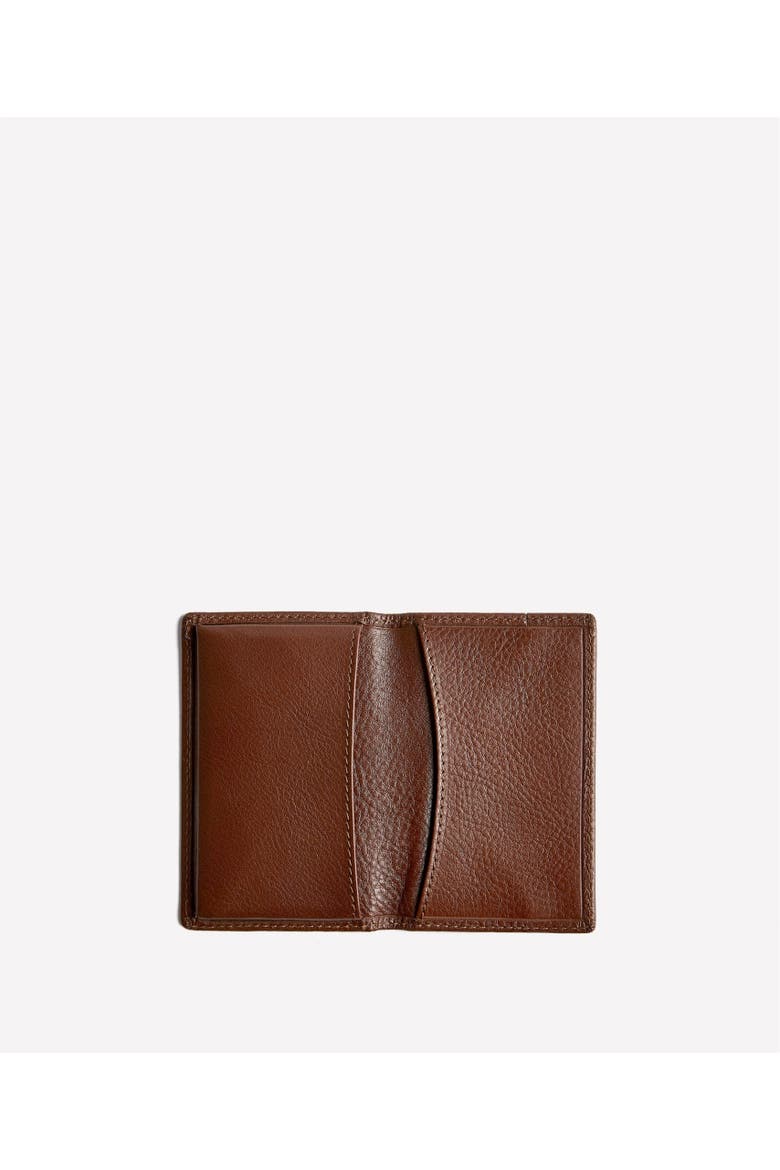 Business Card Holder No. 213, Alternate, color, Vintage Chestnut Leather