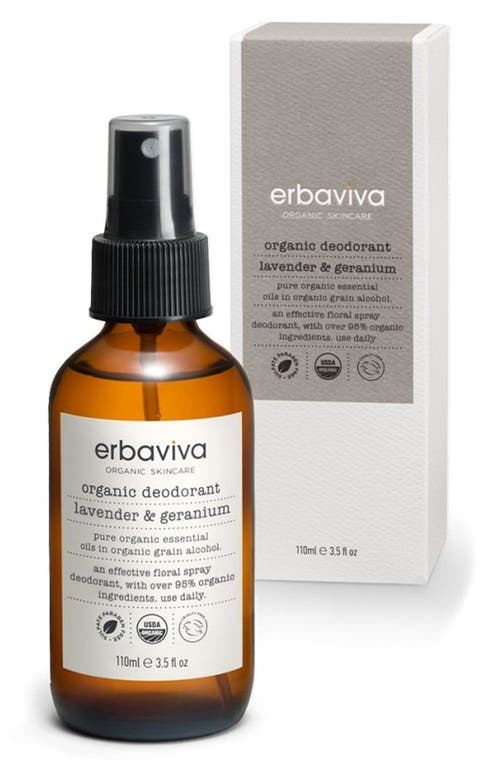 Erbaviva Jasmine & Grapefruit Organic Deodorant Spray in Lavender Geranium  product
