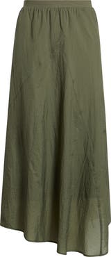 Bernardo Handkerchief Hem Midi Skirt