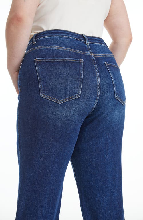 Bayeas Linda High Waist Wide Leg Jeans In Deep Sea