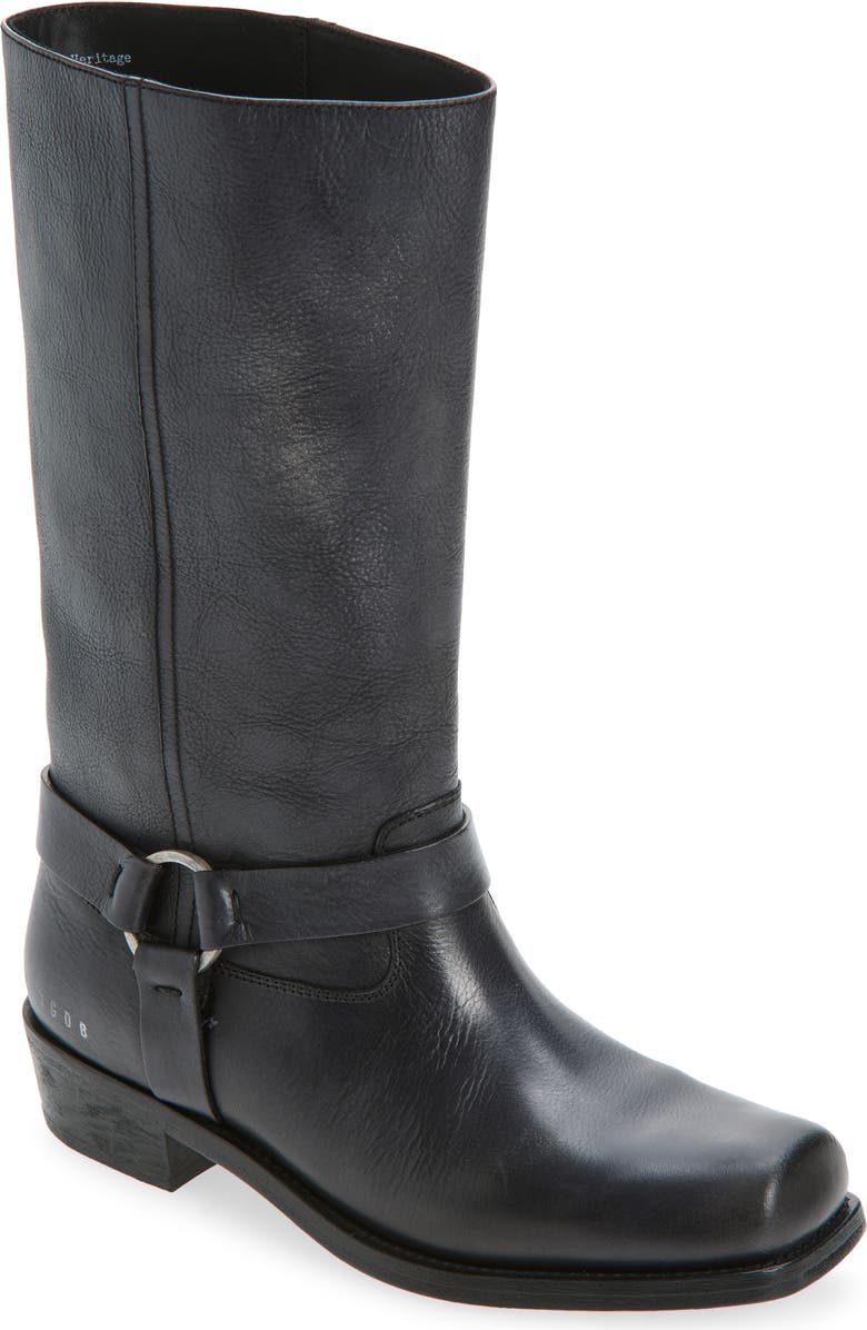 Golden Goose Biker Boot, Main, color, Black