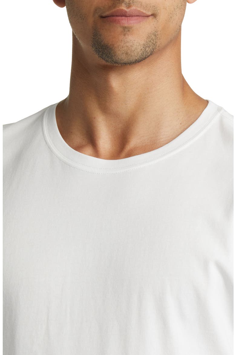 3-Pack Solid White Crewneck T-Shirts, Alternate, color, BRILLIANT WHITE