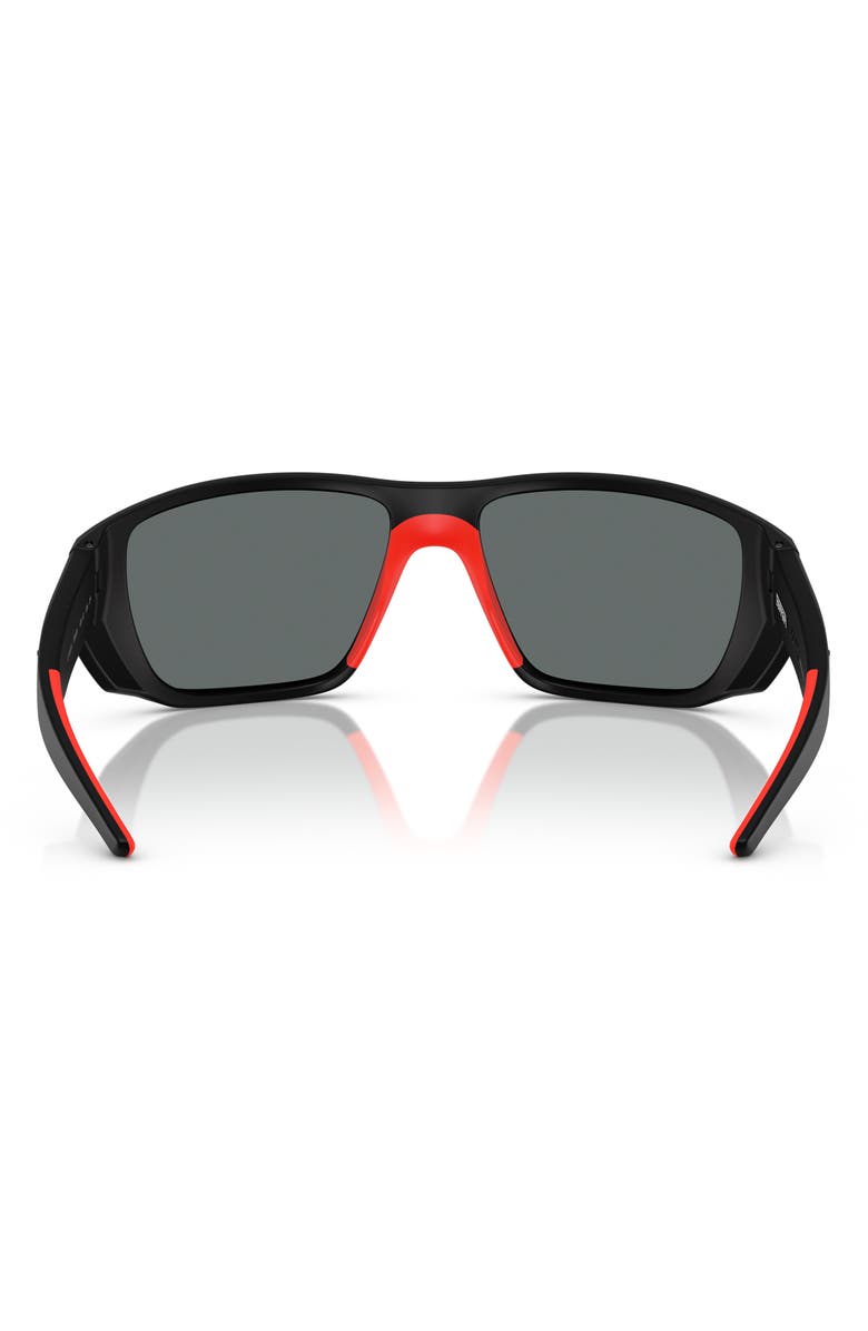 Scuderia Ferrari 61MM RECTANGLE, Alternate, color, Matte Black