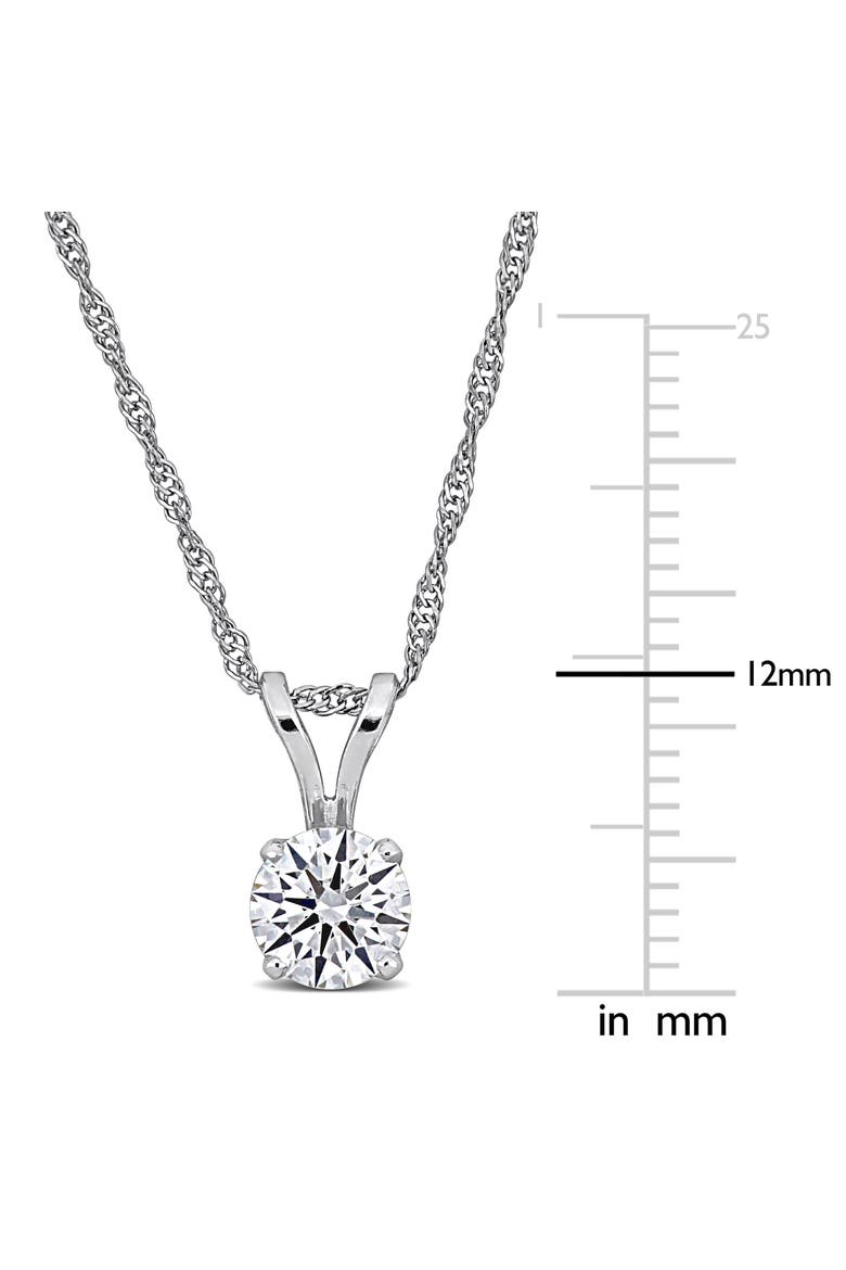 3/4 CTW Lab-Grown Diamond Solitaire Necklace 14k, Alternate, color, White Gold
